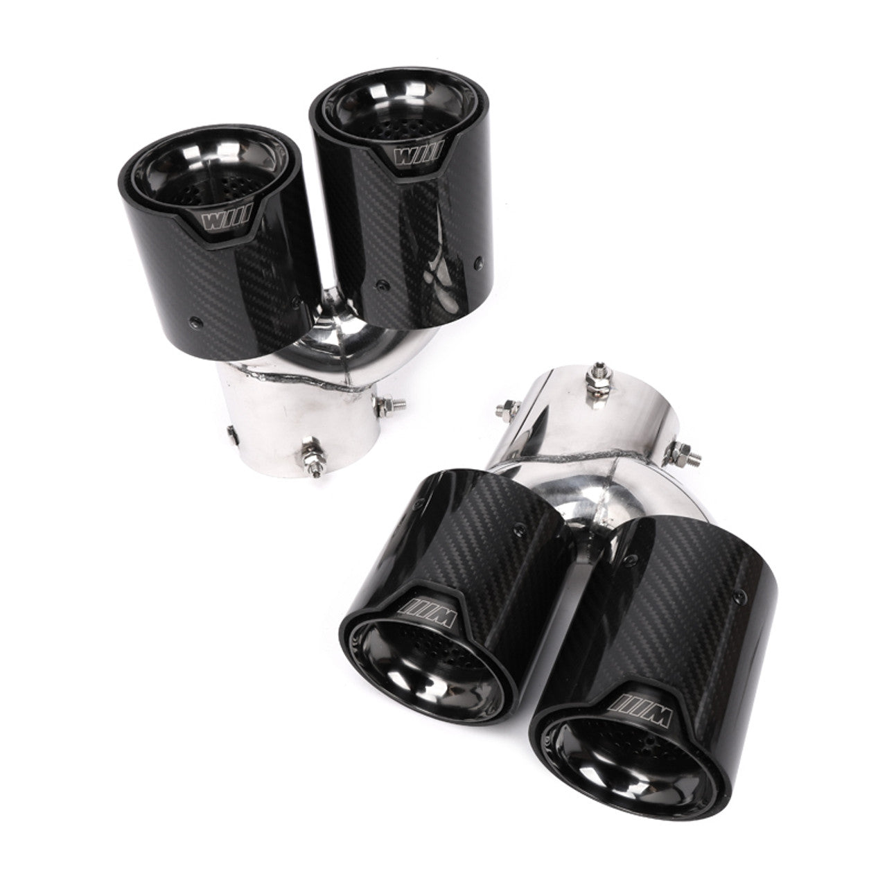 Carbon Fiber Quad Exhaust Tips