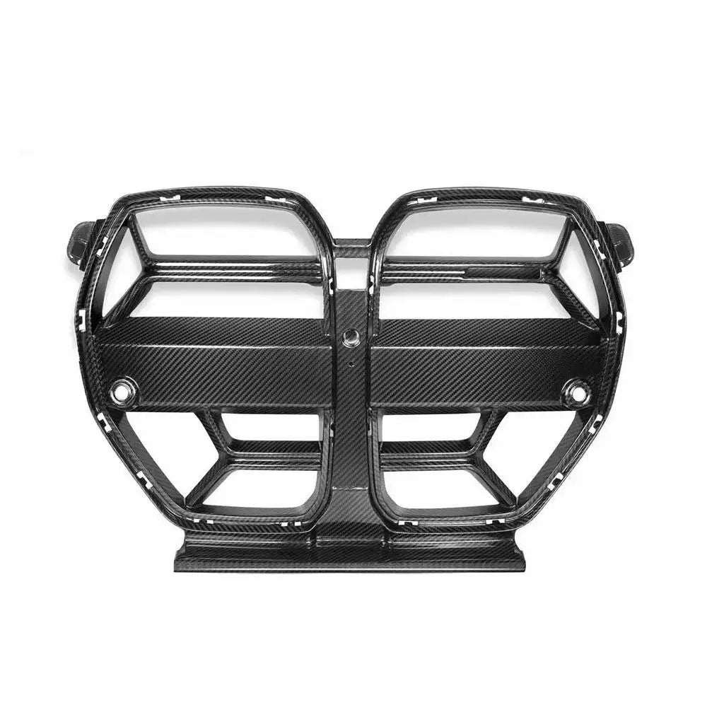 CSL Style Dry Carbon Fiber Front Grille (With/Without ACC) for BMW G80 G82