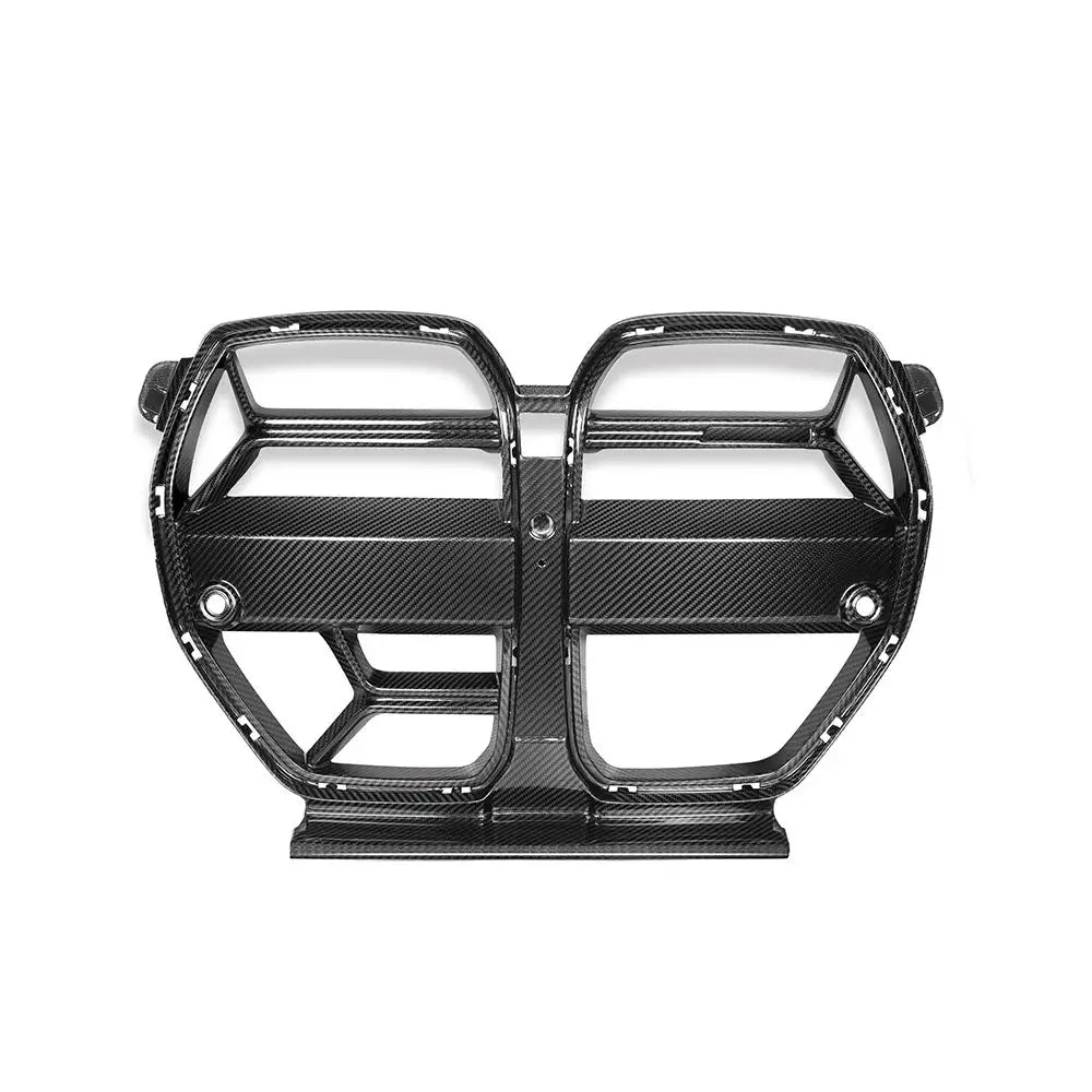 CSL Style Dry Carbon Fiber Front Grille (With/Without ACC) for BMW G80 G82