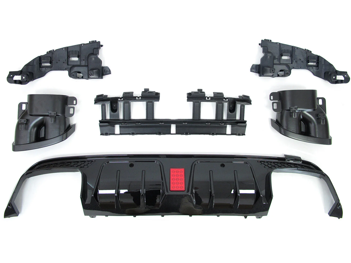W205 C63 C43 Sedan LED Diffuser + Exhaust Tips