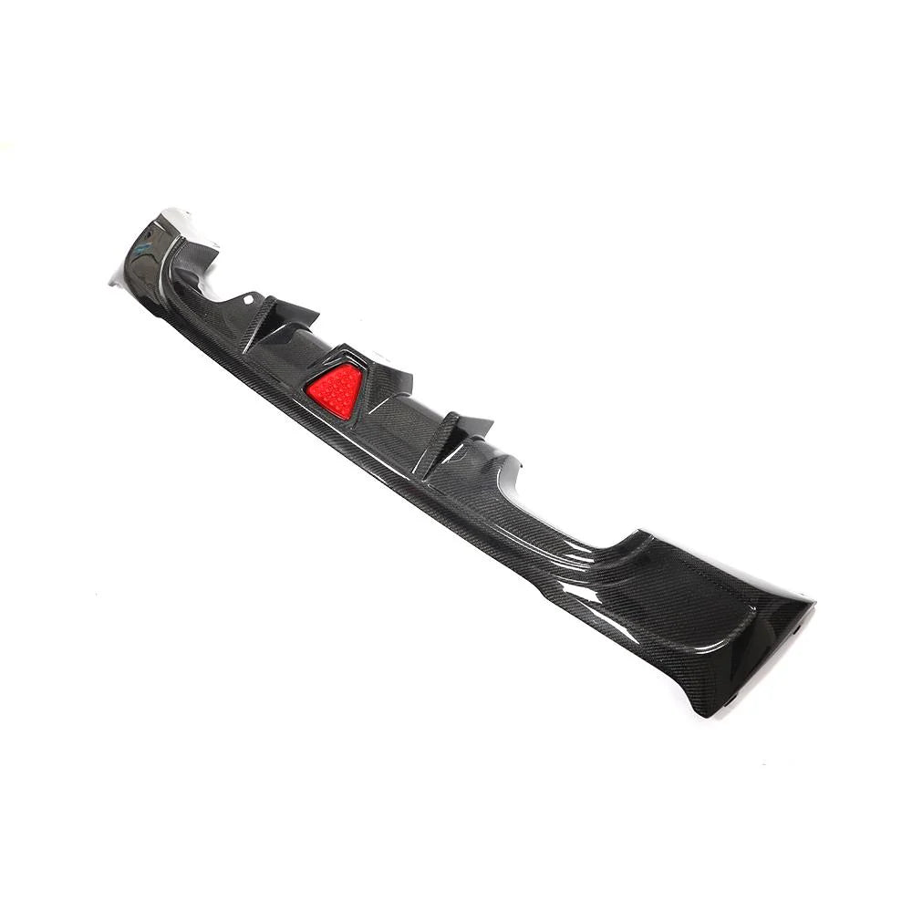 Carbon Fiber Rear Diffuser With Rain Light for BMW F22 M240i M235i