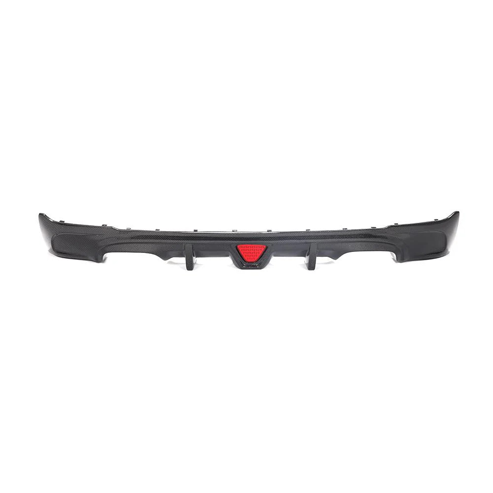 Carbon Fiber Rear Diffuser With Rain Light for BMW F22 M240i M235i