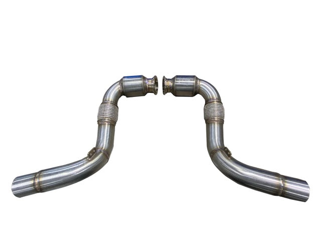 Active Autowerke S63 N63 GESI Catted Downpipes | V8 BMW X5 M and X6 M X5 X6 550i 650i - From 2014 +