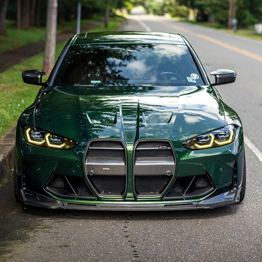 Carbon Fiber V Style Front Lip for G80 G82 (3pc)