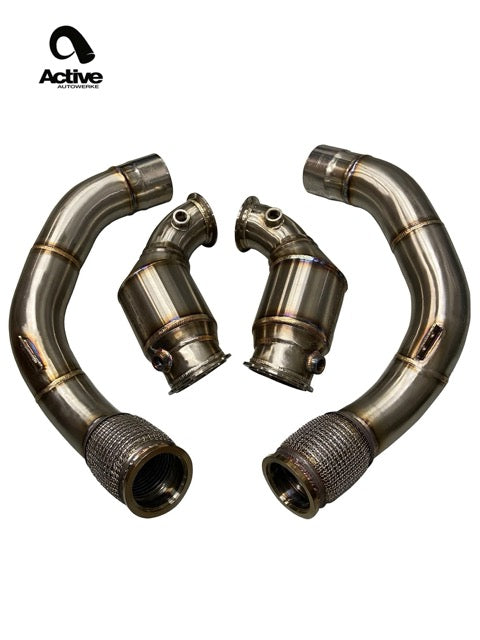 Active Autowerke F90 M5/M8 X5M/X6M GESI Catted Downpipes