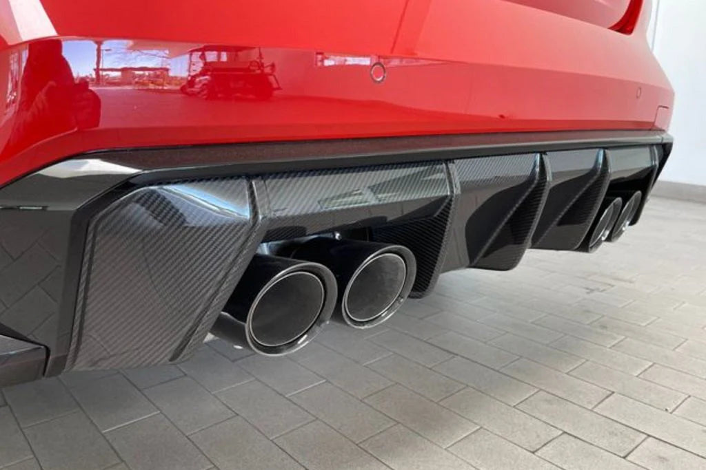 OEM MPerformance Style Carbon Fiber Rear Diffuser for G80 G82