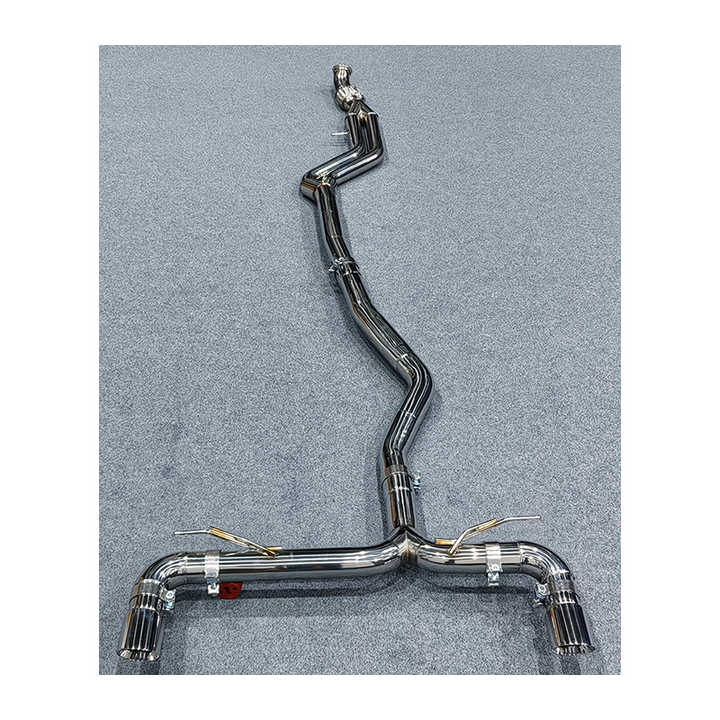 Titanium Straight Flow Cat Back For BMW F22