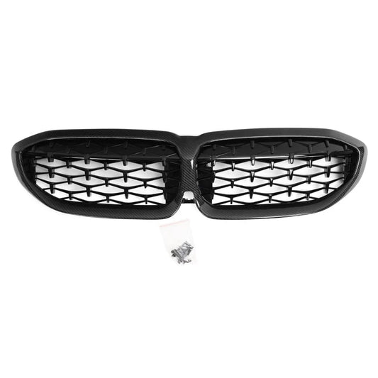 Carbon Fiber Diamond Kidney Grille for G20 3 Series M340i / 330i