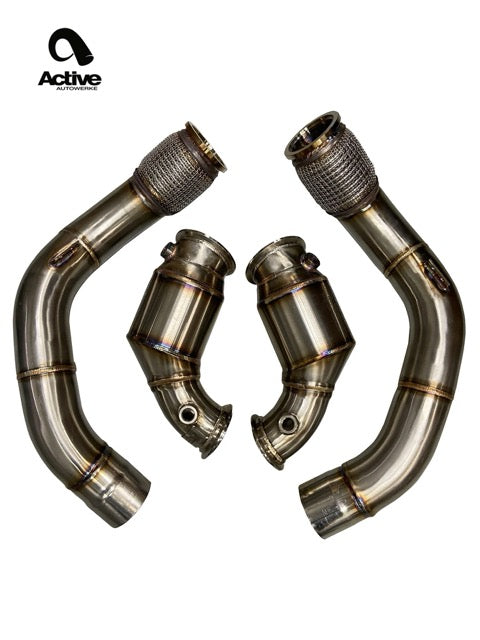 Active Autowerke F90 M5/M8 X5M/X6M GESI Catted Downpipes