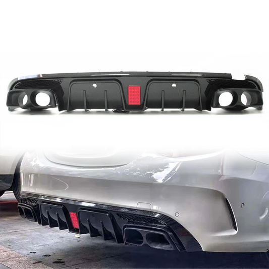 W205 C63 C43 Sedan LED Diffuser + Exhaust Tips