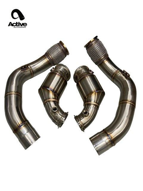 Active Autowerke F90 M5/M8 X5M/X6M GESI Catted Downpipes