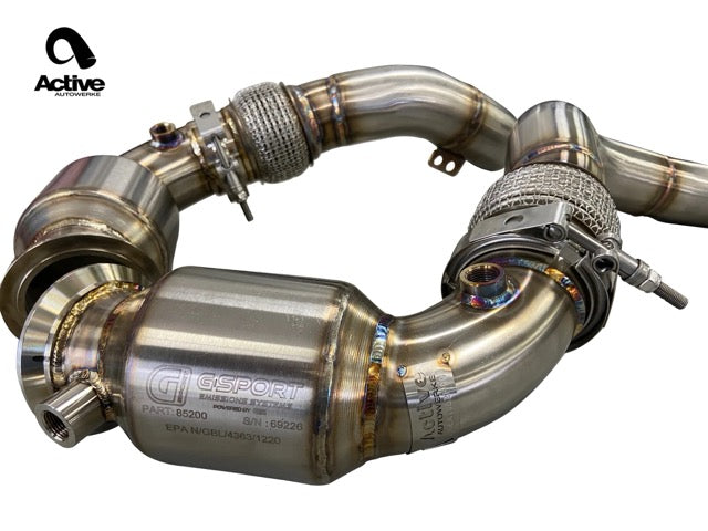 Active Autowerke F90 M5/M8 X5M/X6M GESI Catted Downpipes
