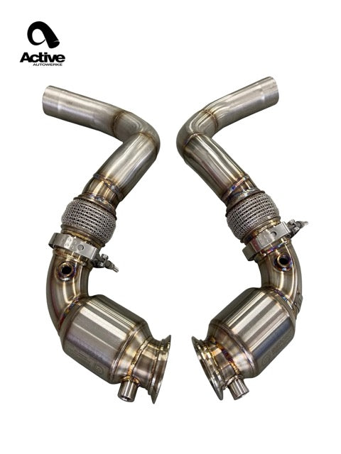 Active Autowerke F90 M5/M8 X5M/X6M GESI Catted Downpipes