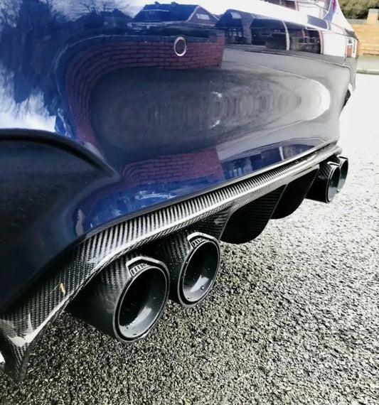 MP-Style Carbon Fiber Quad Exhaust Tip (H-Style)