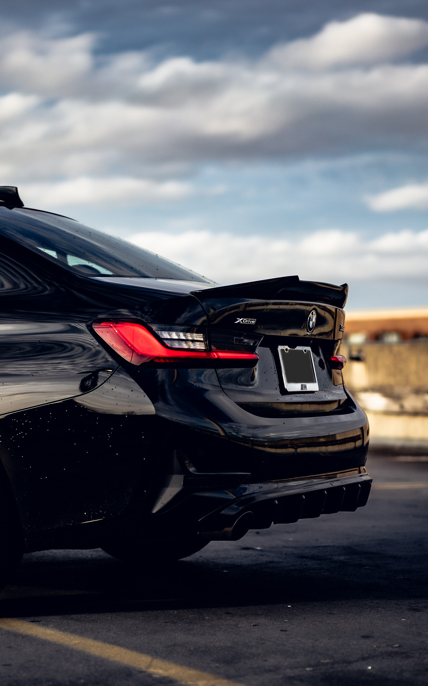 M4 Style Gloss Black Trunk Spoiler for BMW G20 330i M340i G80 M3