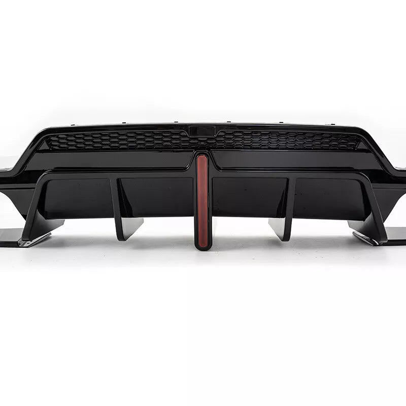 Gloss Black Rear Diffuser with LED Light for G20 LCI M340i
